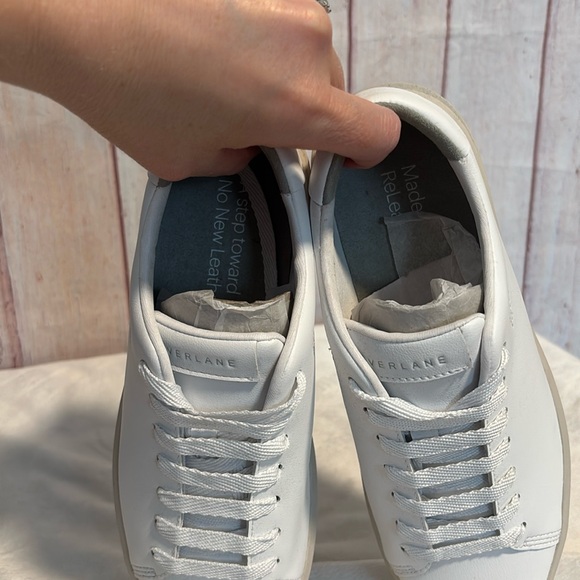 NWOT Everlane The ReLeather® Tennis Shoe - Picture 5 of 9